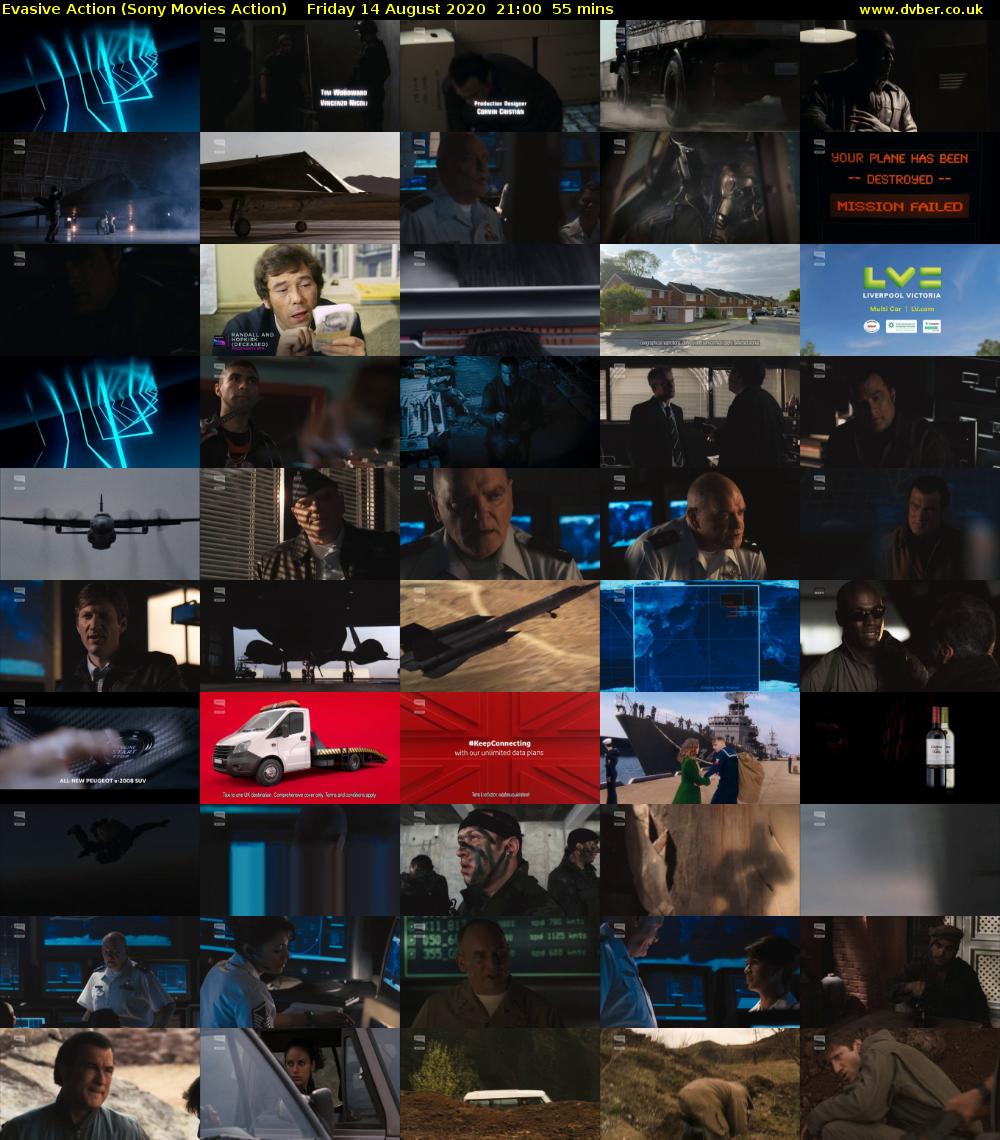 Evasive Action (Sony Movies Action) Friday 14 August 2020 21:00 - 21:55
