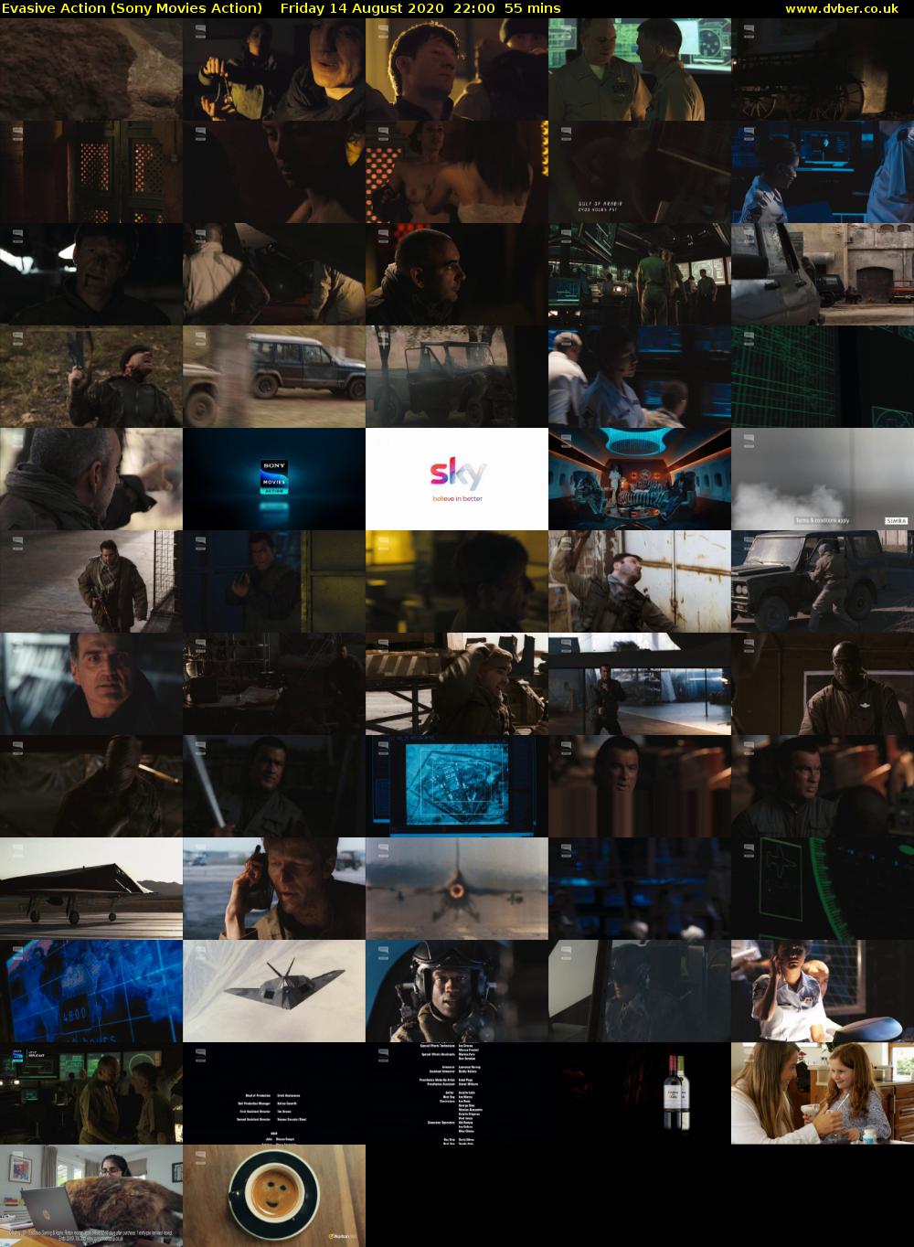 Evasive Action (Sony Movies Action) Friday 14 August 2020 22:00 - 22:55