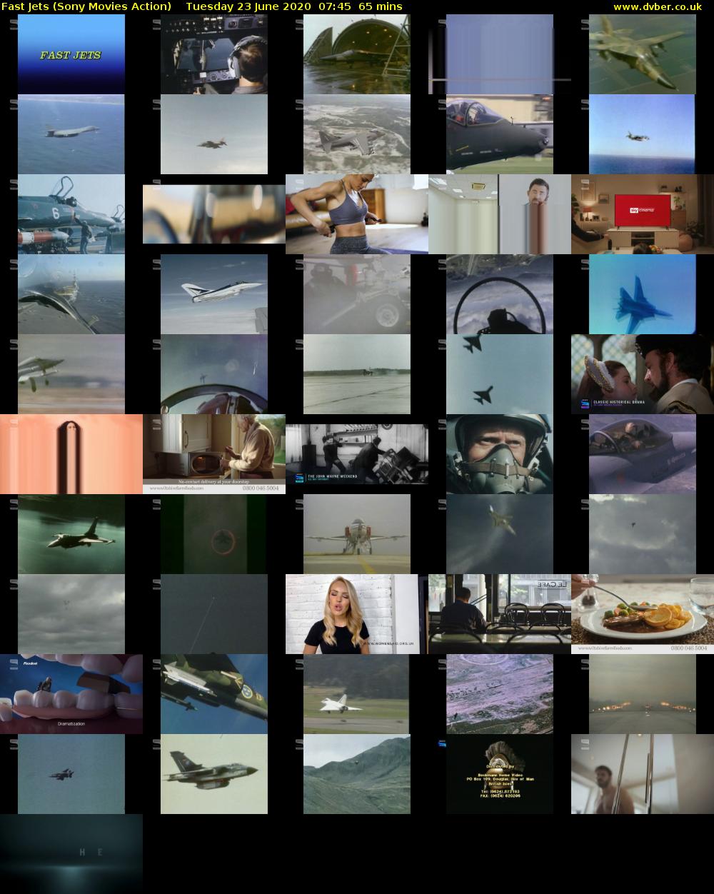 Fast Jets (Sony Movies Action) Tuesday 23 June 2020 07:45 - 08:50