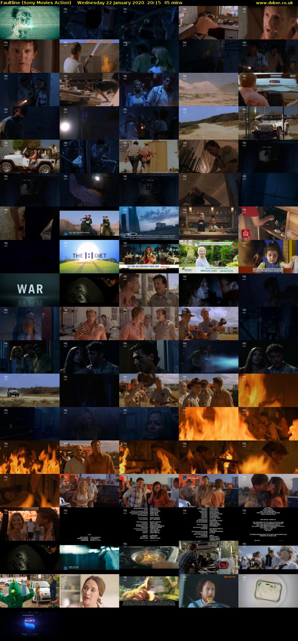 Faultline (Sony Movies Action) Wednesday 22 January 2020 20:15 - 21:00