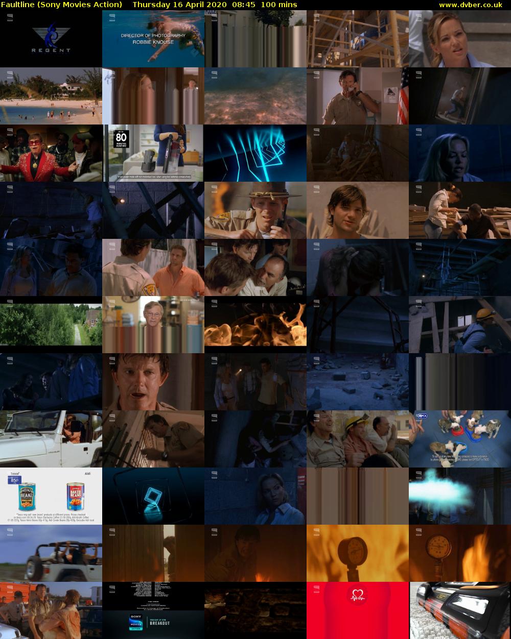 Faultline (Sony Movies Action) Thursday 16 April 2020 08:45 - 10:25