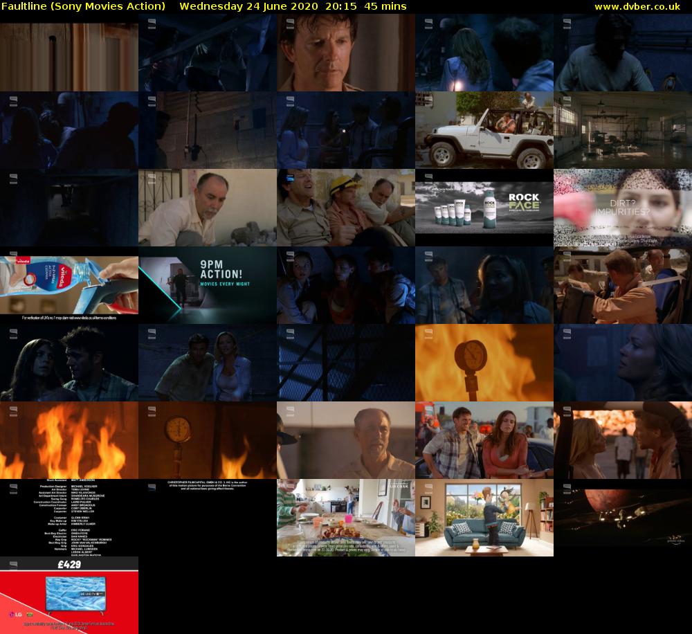 Faultline (Sony Movies Action) Wednesday 24 June 2020 20:15 - 21:00