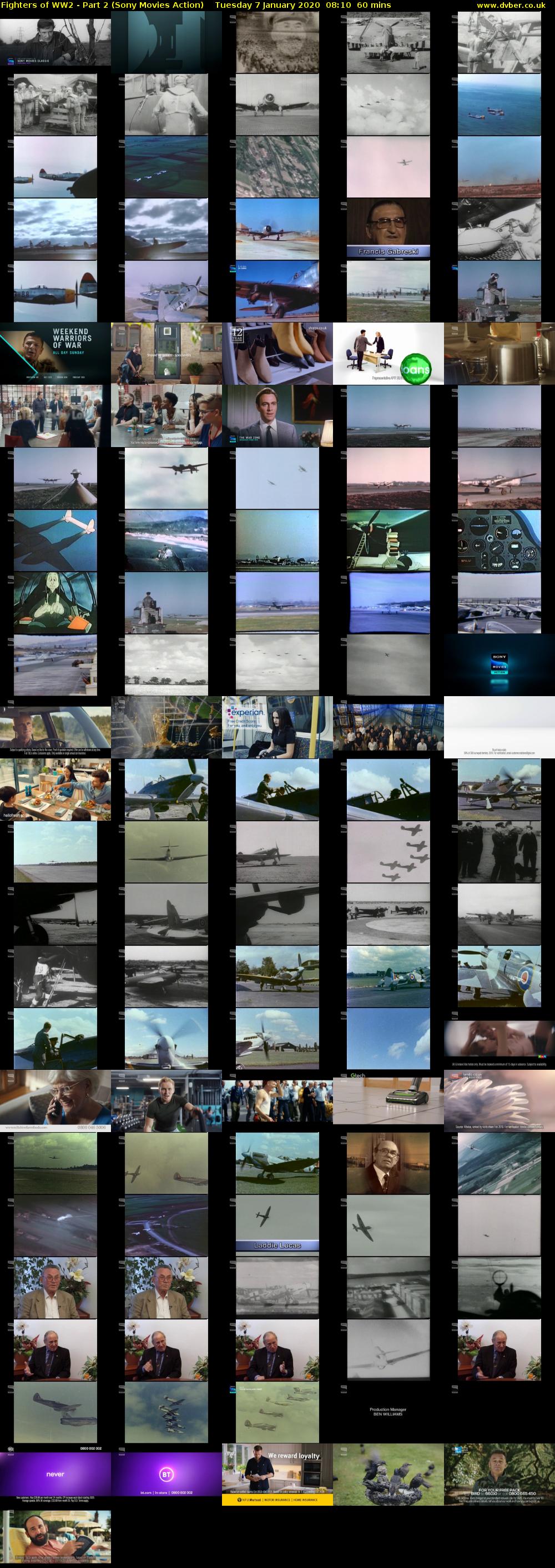 Fighters of WW2 - Part 2 (Sony Movies Action) Tuesday 7 January 2020 08:10 - 09:10