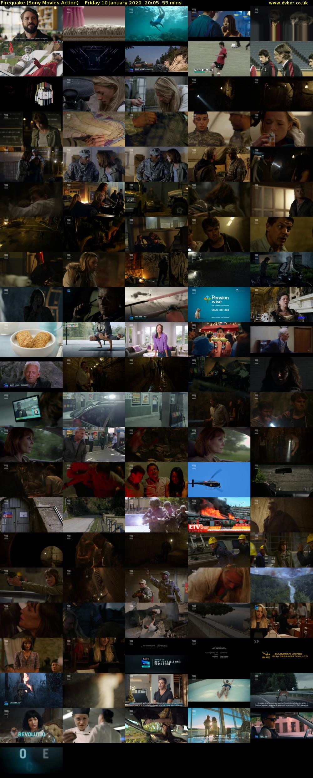 Firequake (Sony Movies Action) Friday 10 January 2020 20:05 - 21:00