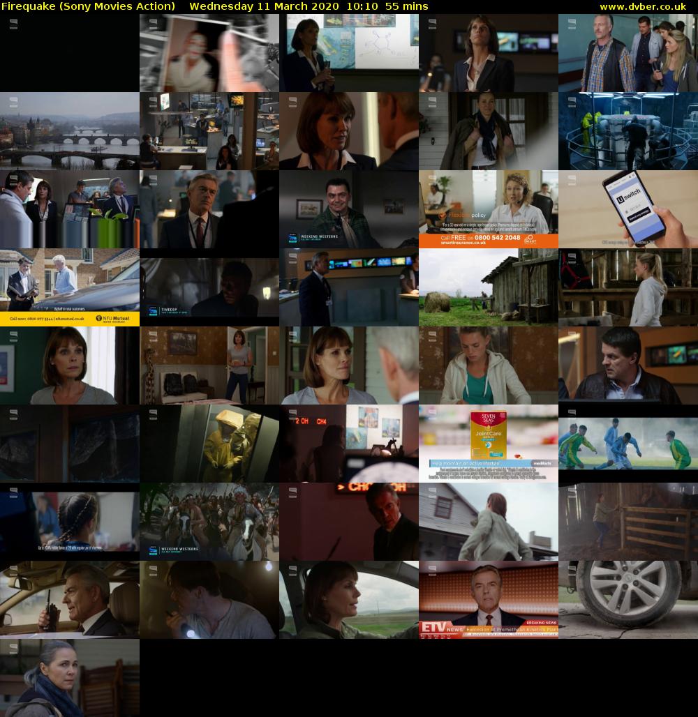 Firequake (Sony Movies Action) Wednesday 11 March 2020 10:10 - 11:05