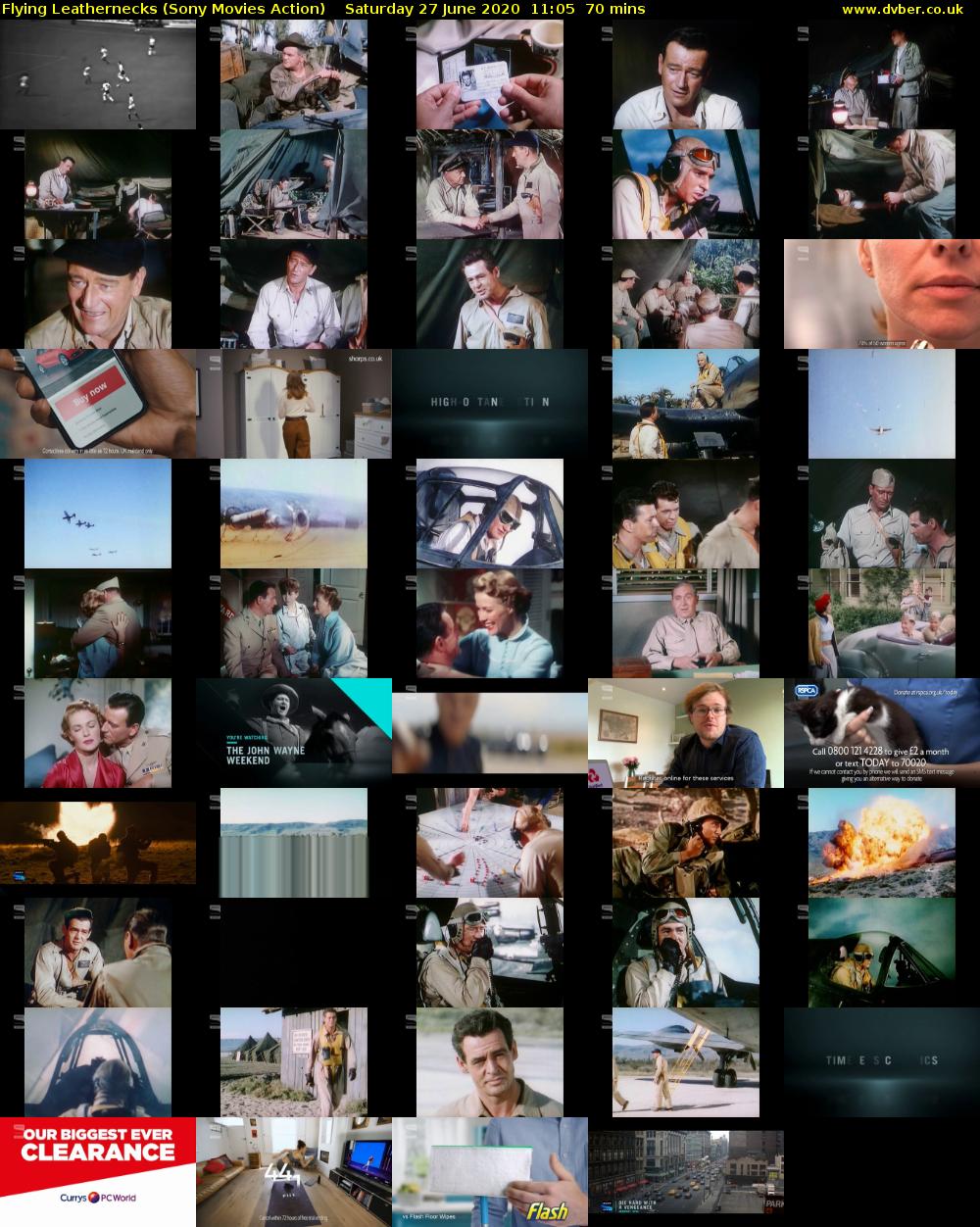 Flying Leathernecks (Sony Movies Action) Saturday 27 June 2020 11:05 - 12:15