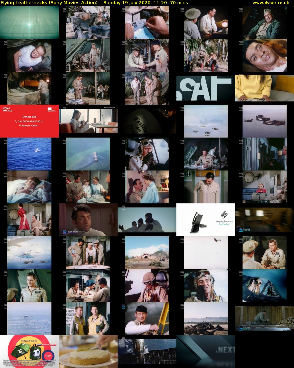 Flying Leathernecks (Sony Movies Action) Sunday 19 July 2020 11:20 - 12:30