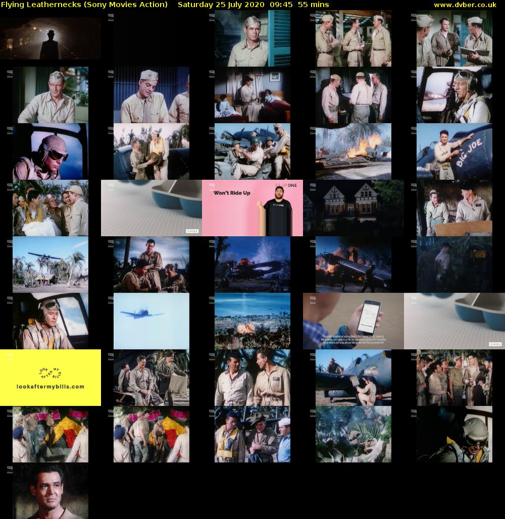 Flying Leathernecks (Sony Movies Action) Saturday 25 July 2020 09:45 - 10:40