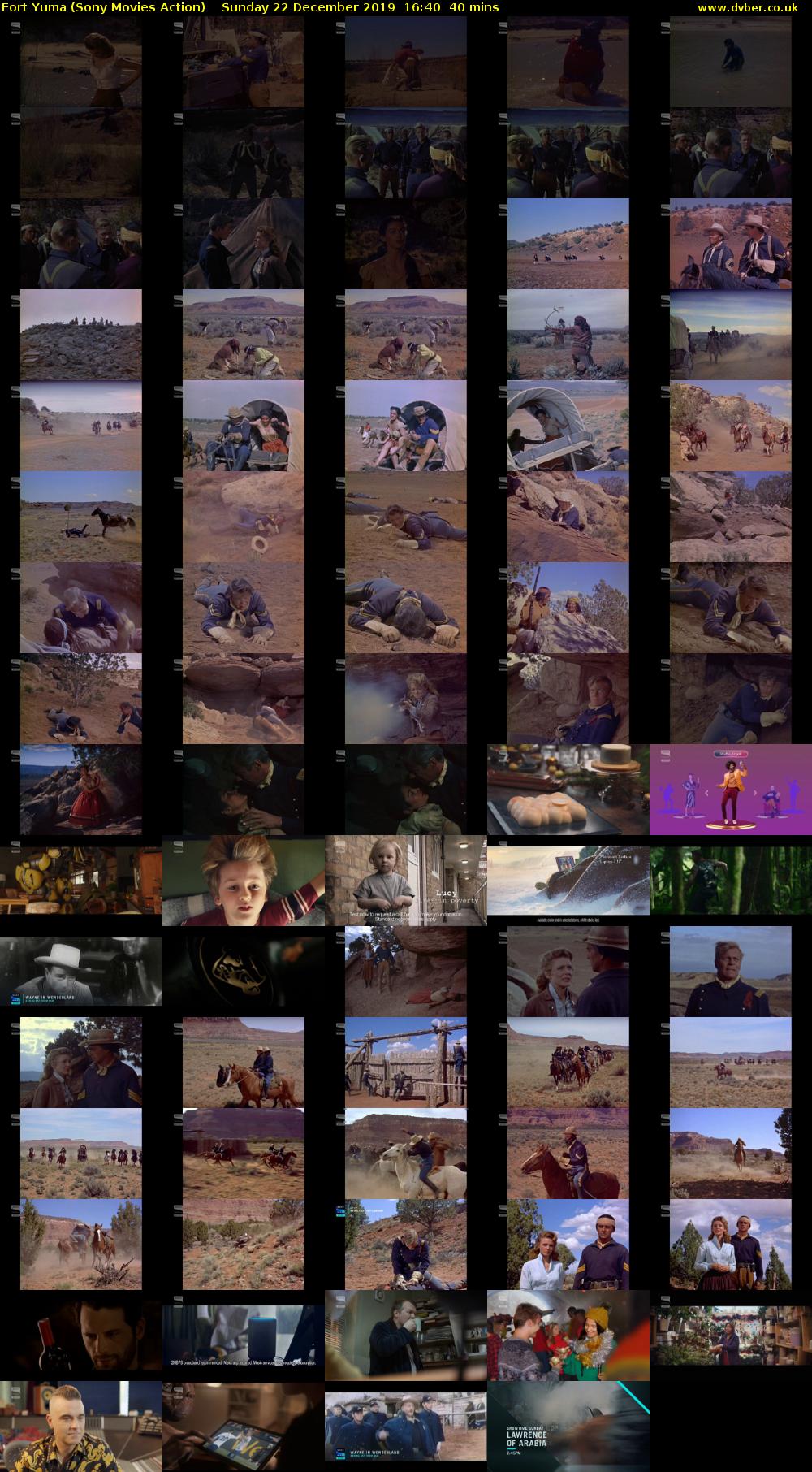Fort Yuma (Sony Movies Action) Sunday 22 December 2019 16:40 - 17:20