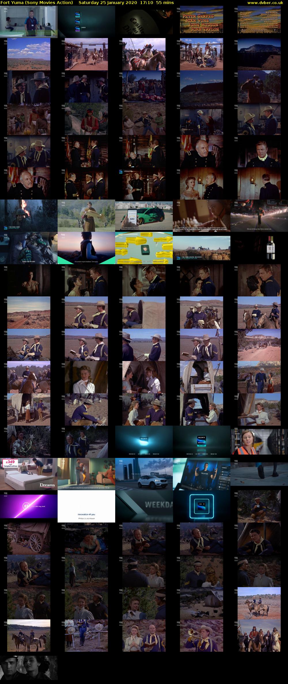 Fort Yuma (Sony Movies Action) Saturday 25 January 2020 17:10 - 18:05