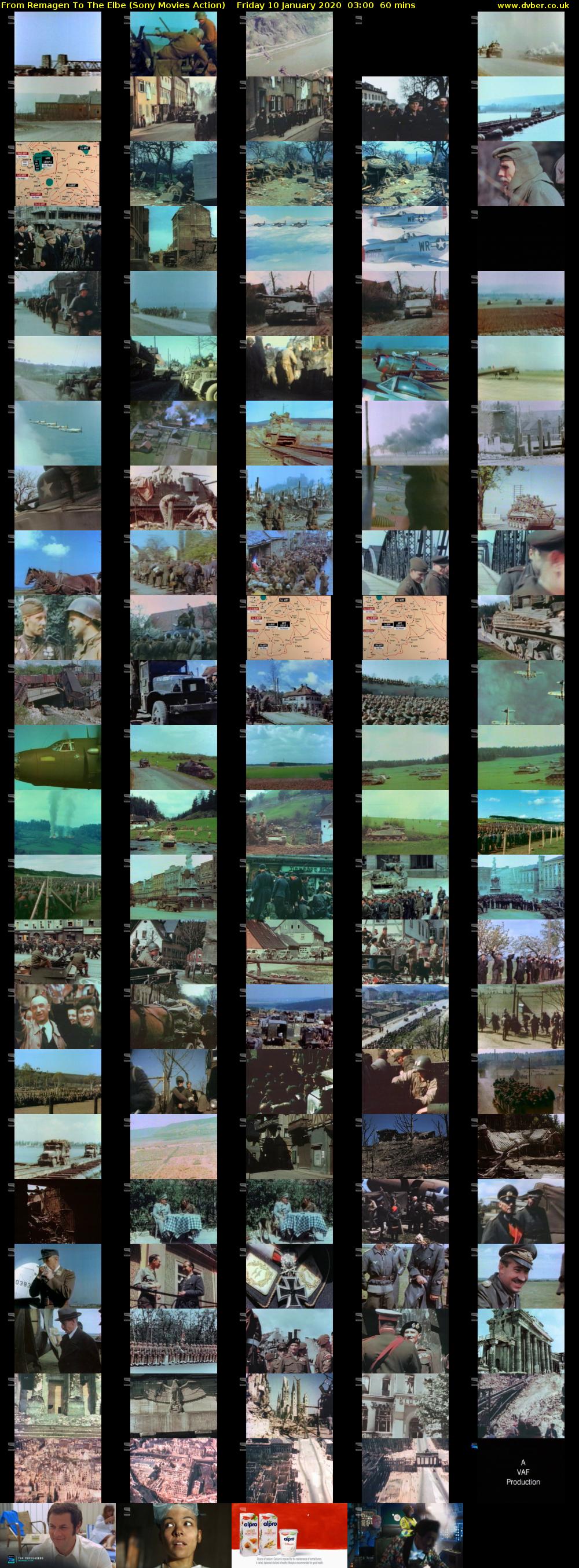 From Remagen To The Elbe (Sony Movies Action) Friday 10 January 2020 03:00 - 04:00