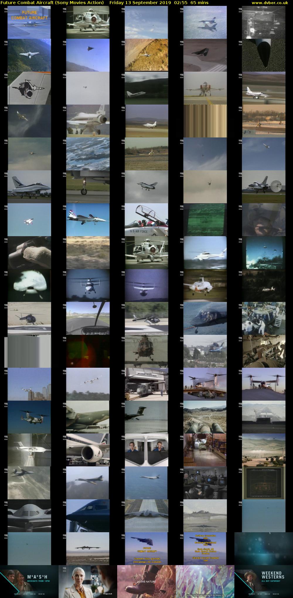 Future Combat Aircraft (Sony Movies Action) Friday 13 September 2019 02:55 - 04:00