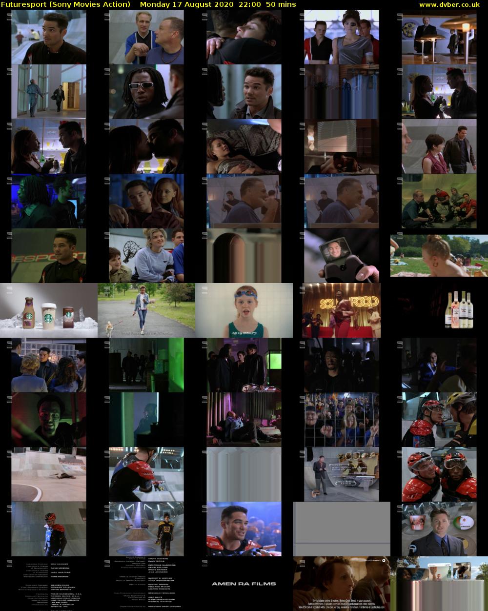 Futuresport (Sony Movies Action) Monday 17 August 2020 22:00 - 22:50