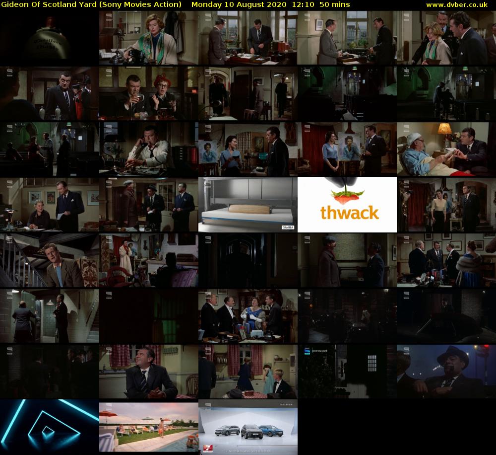 Gideon Of Scotland Yard (Sony Movies Action) Monday 10 August 2020 12:10 - 13:00