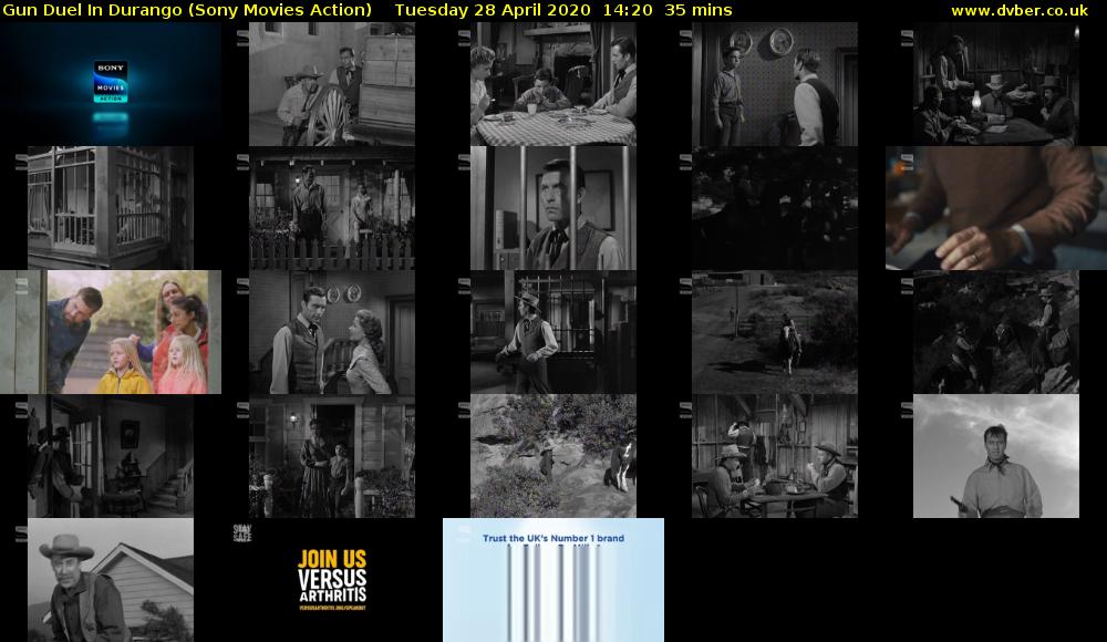 Gun Duel In Durango (Sony Movies Action) Tuesday 28 April 2020 14:20 - 14:55