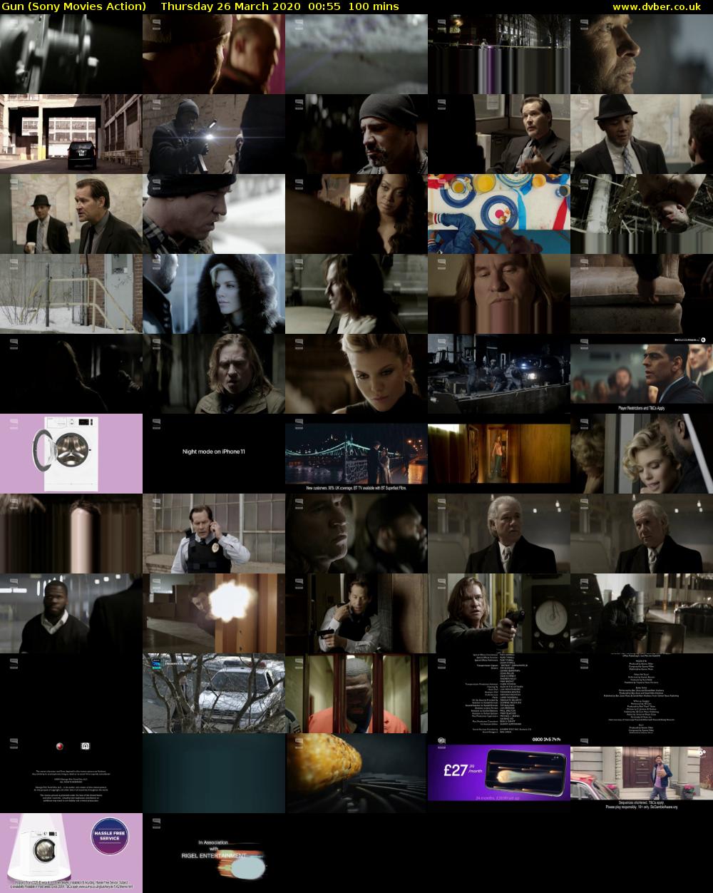 Gun (Sony Movies Action) Thursday 26 March 2020 00:55 - 02:35