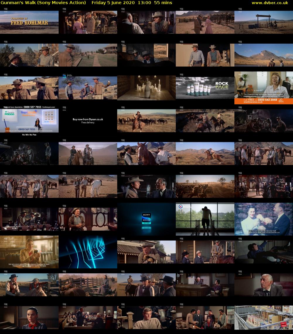 Gunman's Walk (Sony Movies Action) Friday 5 June 2020 13:00 - 13:55