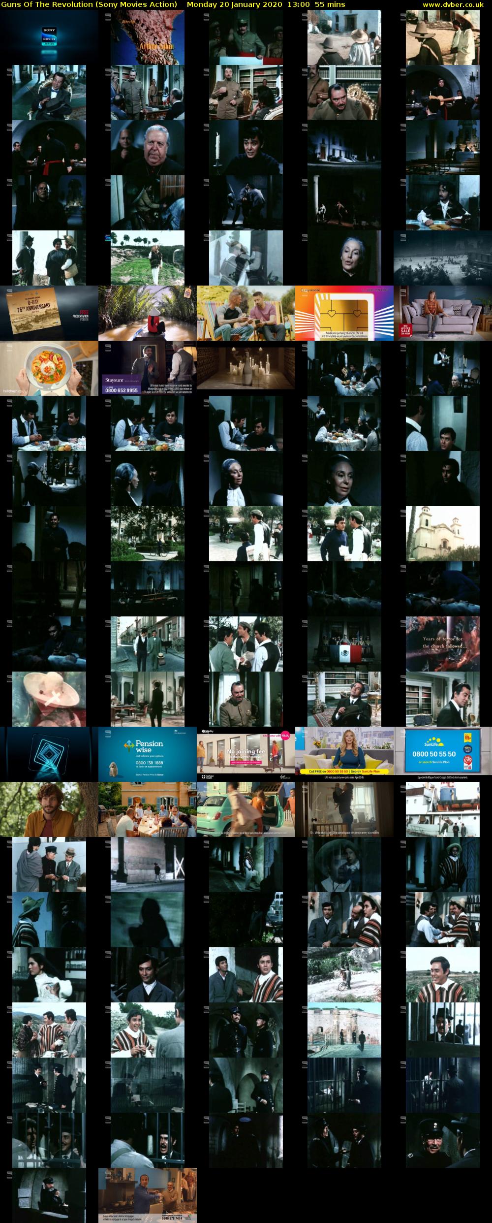Guns Of The Revolution (Sony Movies Action) Monday 20 January 2020 13:00 - 13:55