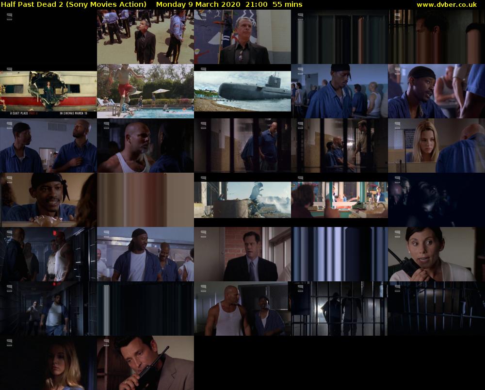 Half Past Dead 2 (Sony Movies Action) Monday 9 March 2020 21:00 - 21:55