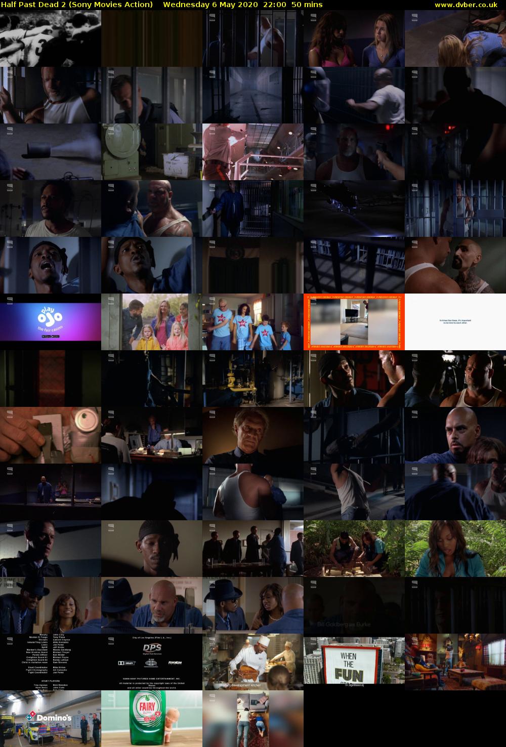 Half Past Dead 2 (Sony Movies Action) Wednesday 6 May 2020 22:00 - 22:50