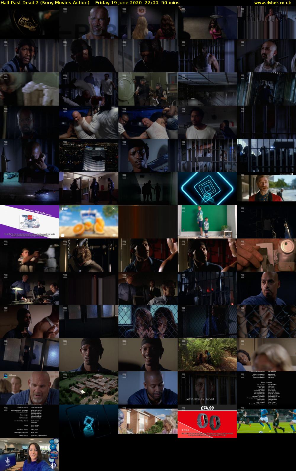 Half Past Dead 2 (Sony Movies Action) Friday 19 June 2020 22:00 - 22:50