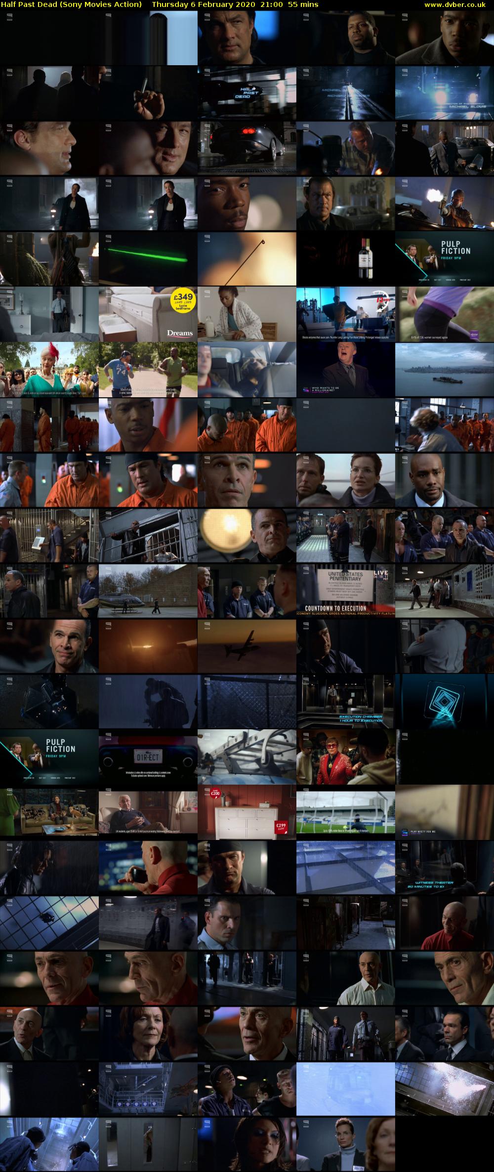 Half Past Dead (Sony Movies Action) Thursday 6 February 2020 21:00 - 21:55