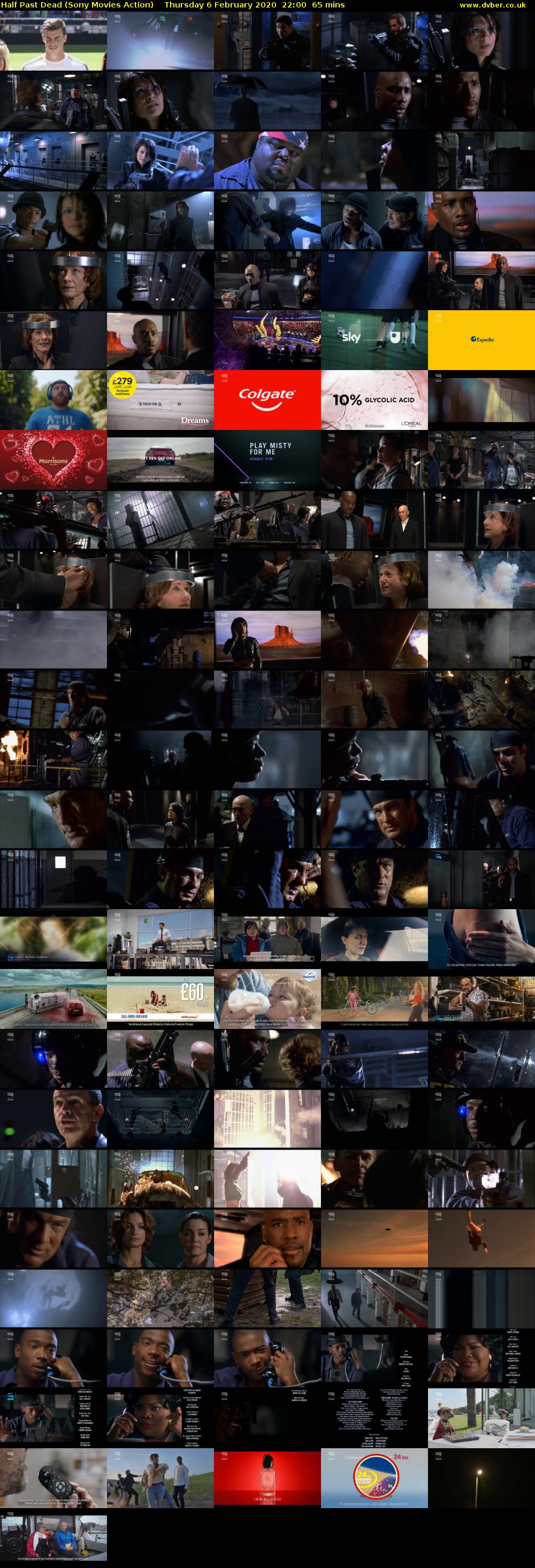 Half Past Dead (Sony Movies Action) Thursday 6 February 2020 22:00 - 23:05
