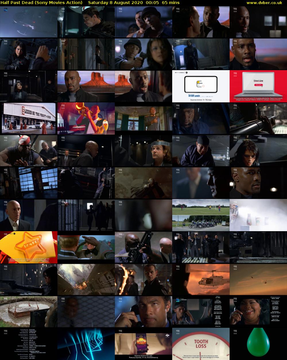 Half Past Dead (Sony Movies Action) Saturday 8 August 2020 00:05 - 01:10