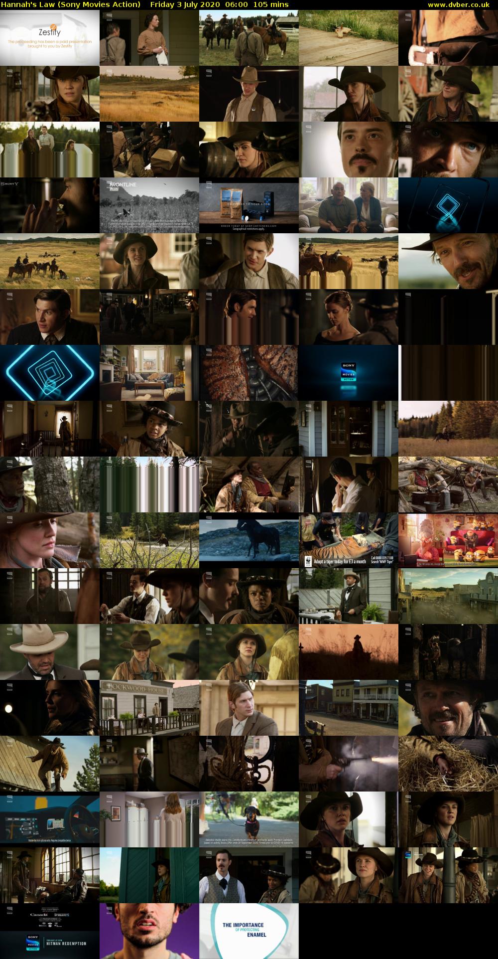 Hannah's Law (Sony Movies Action) Friday 3 July 2020 06:00 - 07:45