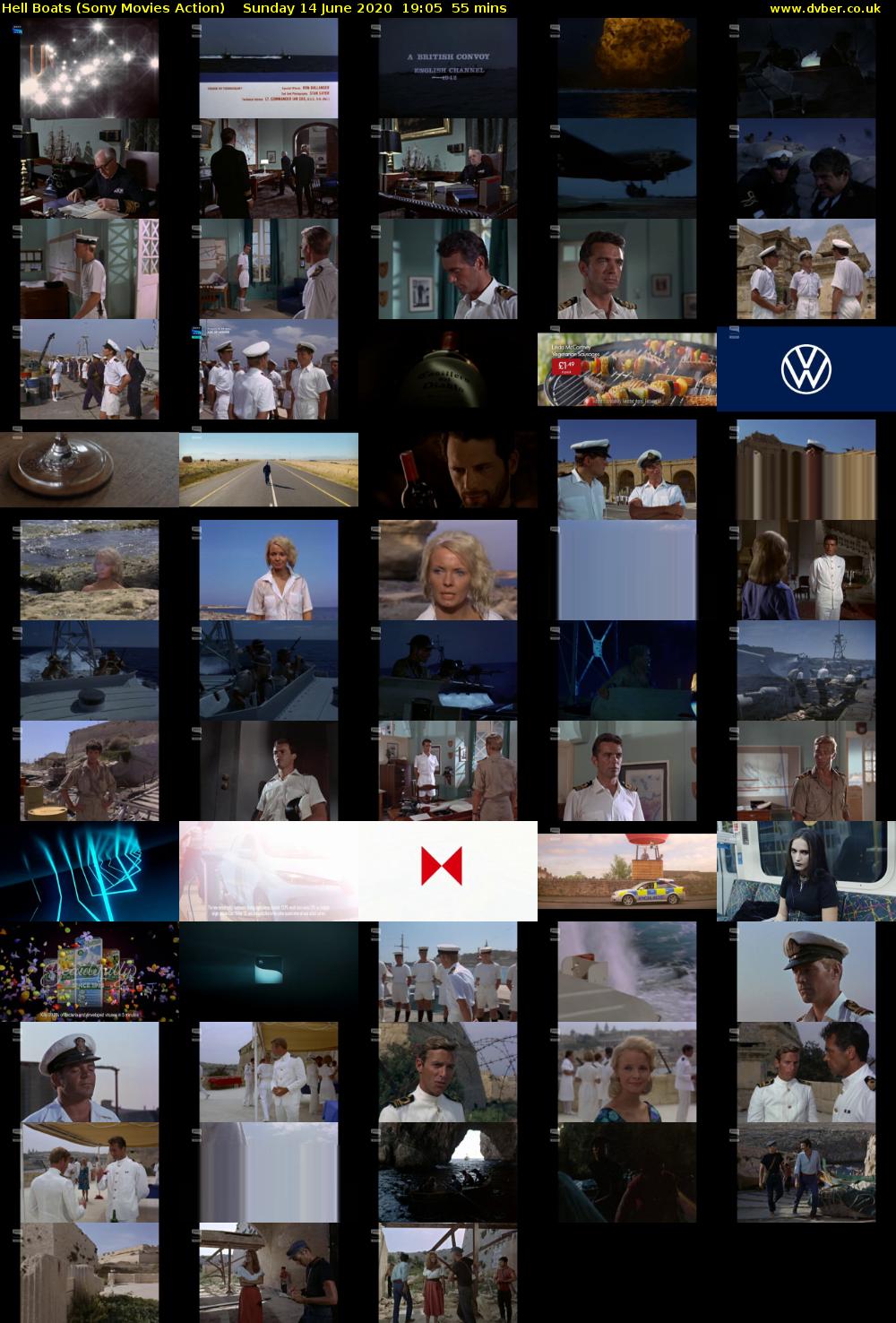Hell Boats (Sony Movies Action) Sunday 14 June 2020 19:05 - 20:00