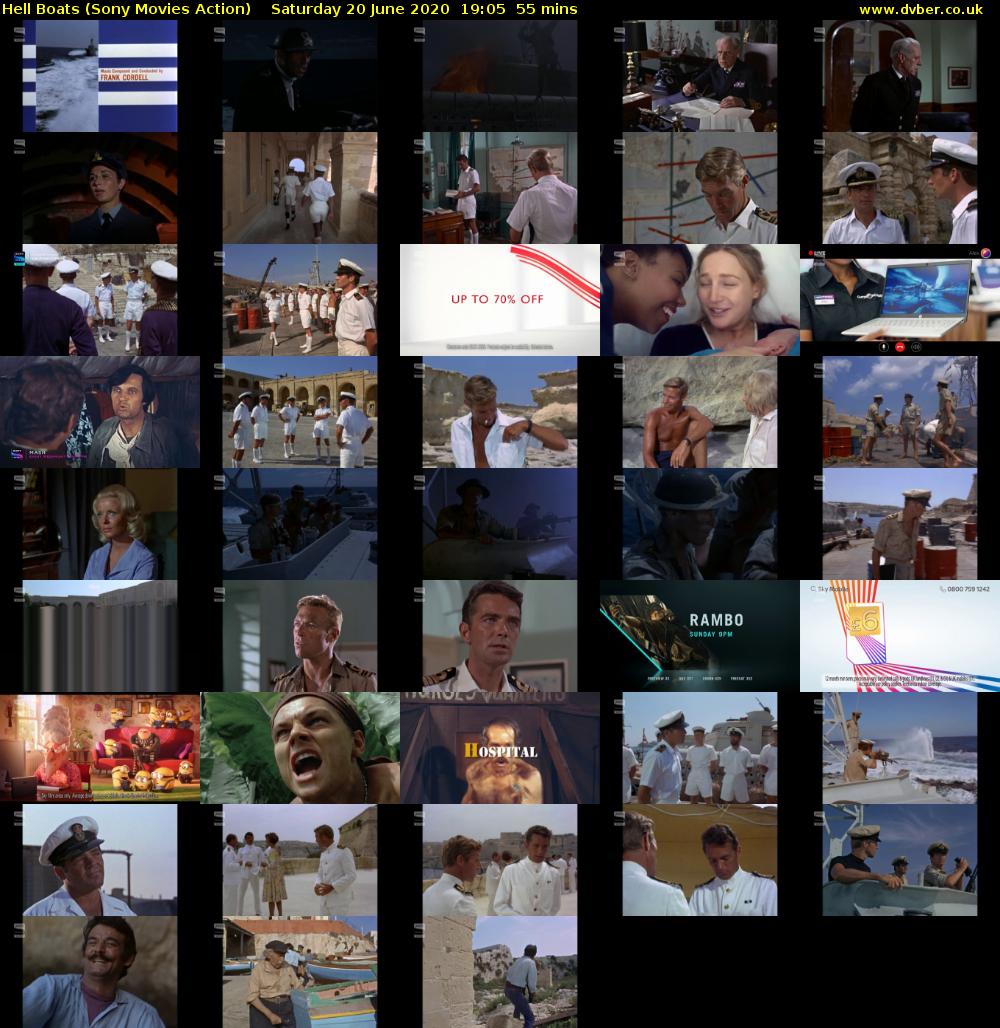 Hell Boats (Sony Movies Action) Saturday 20 June 2020 19:05 - 20:00