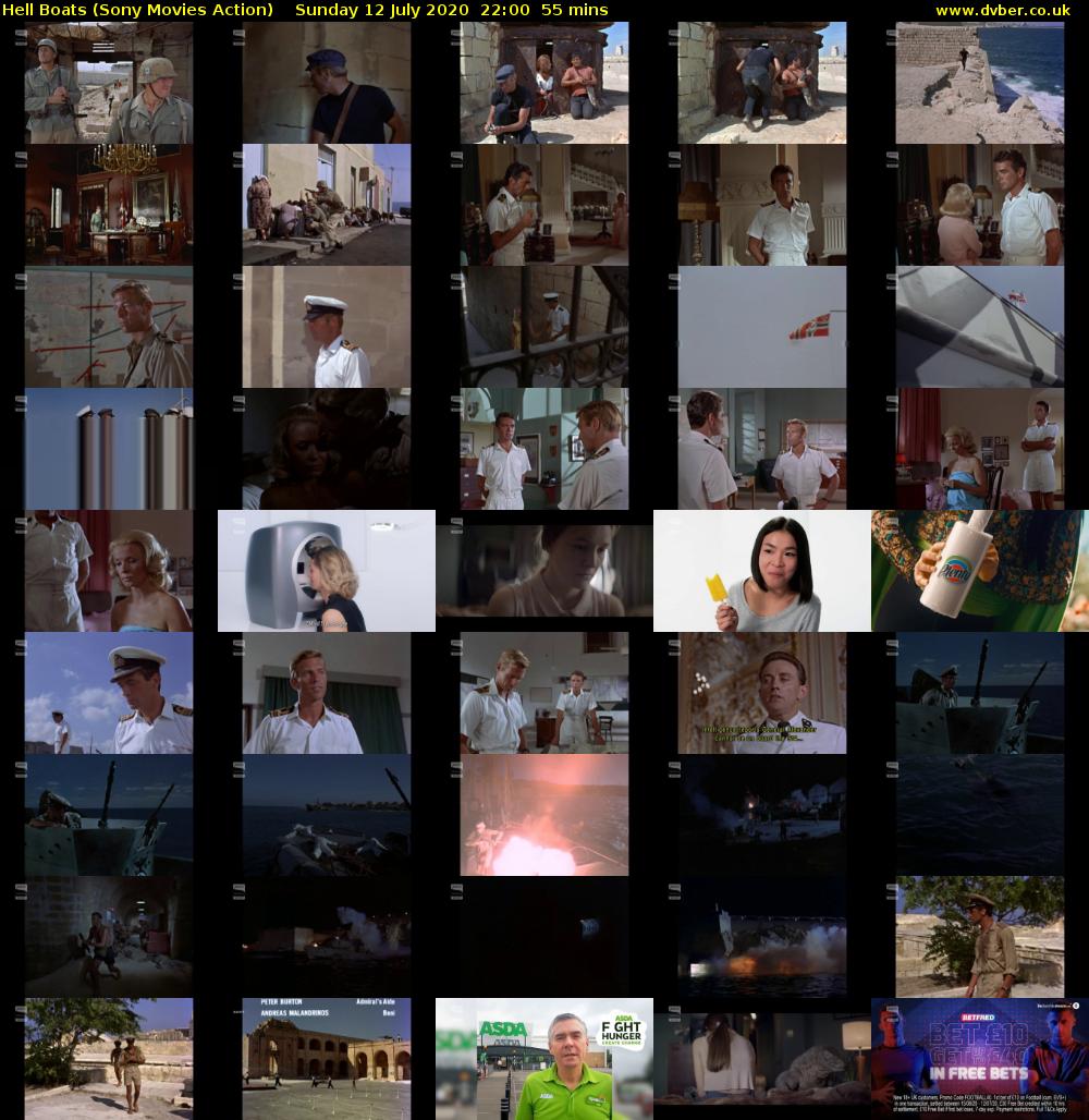 Hell Boats (Sony Movies Action) Sunday 12 July 2020 22:00 - 22:55
