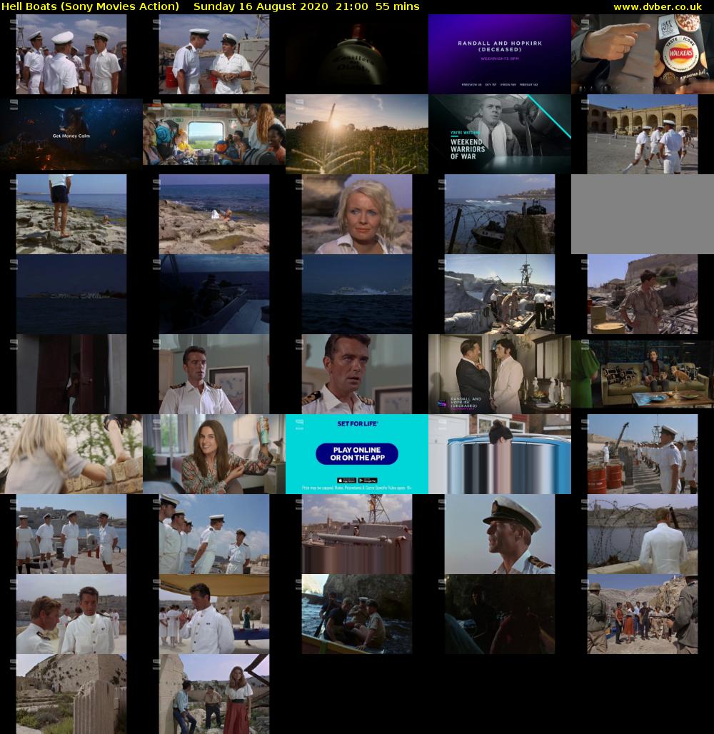 Hell Boats (Sony Movies Action) Sunday 16 August 2020 21:00 - 21:55