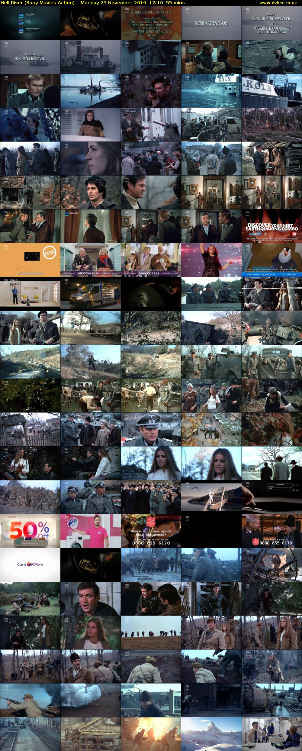 Hell River (Sony Movies Action) Monday 25 November 2019 17:10 - 18:05