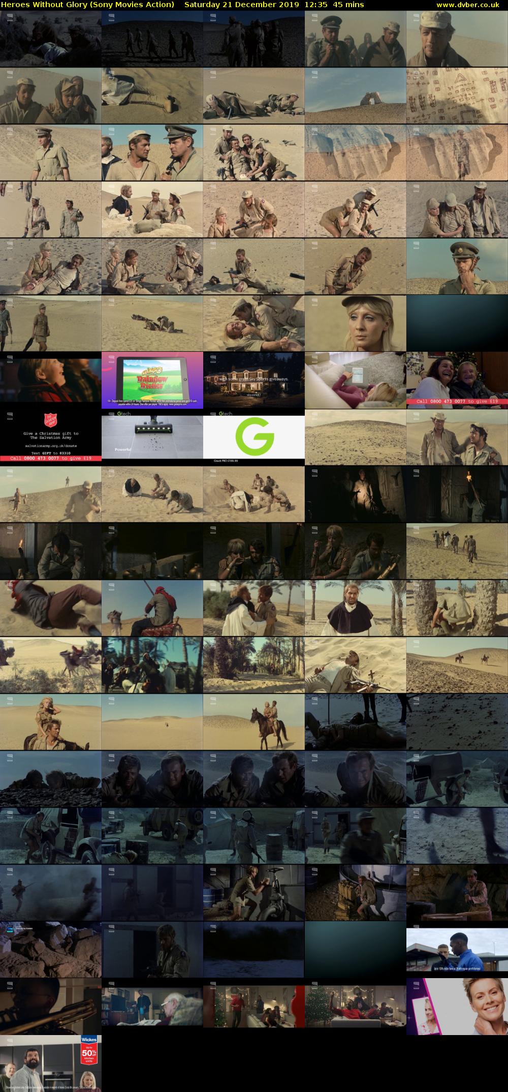 Heroes Without Glory (Sony Movies Action) Saturday 21 December 2019 12:35 - 13:20