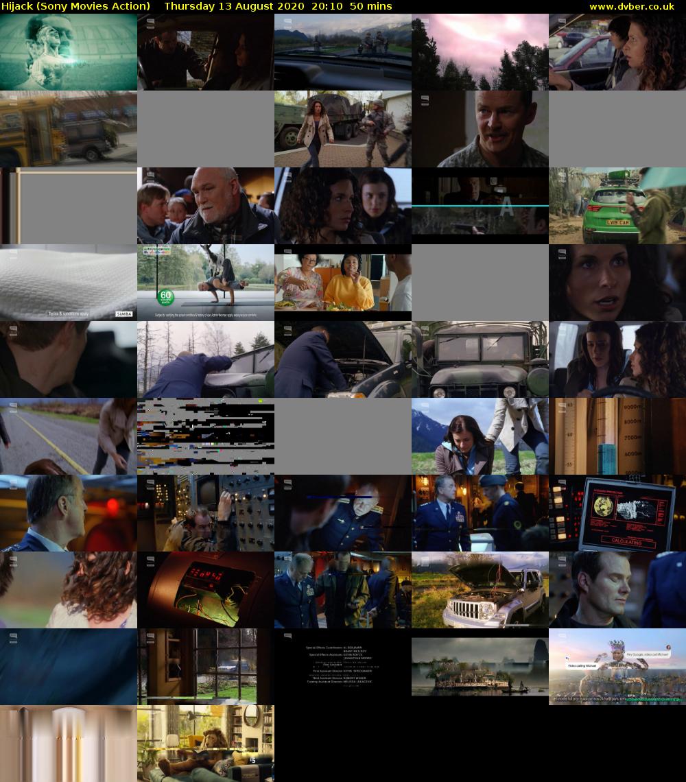 Hijack (Sony Movies Action) Thursday 13 August 2020 20:10 - 21:00