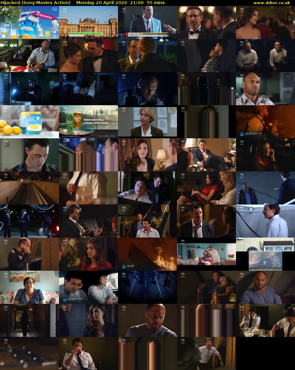 Hijacked (Sony Movies Action) Monday 20 April 2020 21:00 - 21:55
