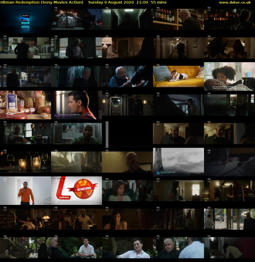 Hitman Redemption (Sony Movies Action) Sunday 9 August 2020 21:00 - 21:55