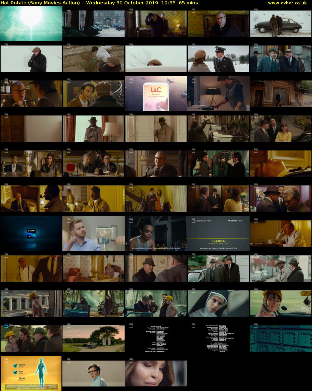 Hot Potato (Sony Movies Action) Wednesday 30 October 2019 19:55 - 21:00