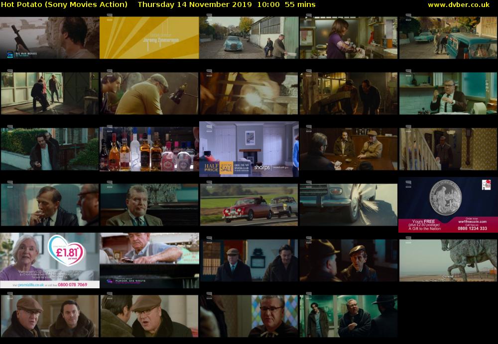 Hot Potato (Sony Movies Action) Thursday 14 November 2019 10:00 - 10:55