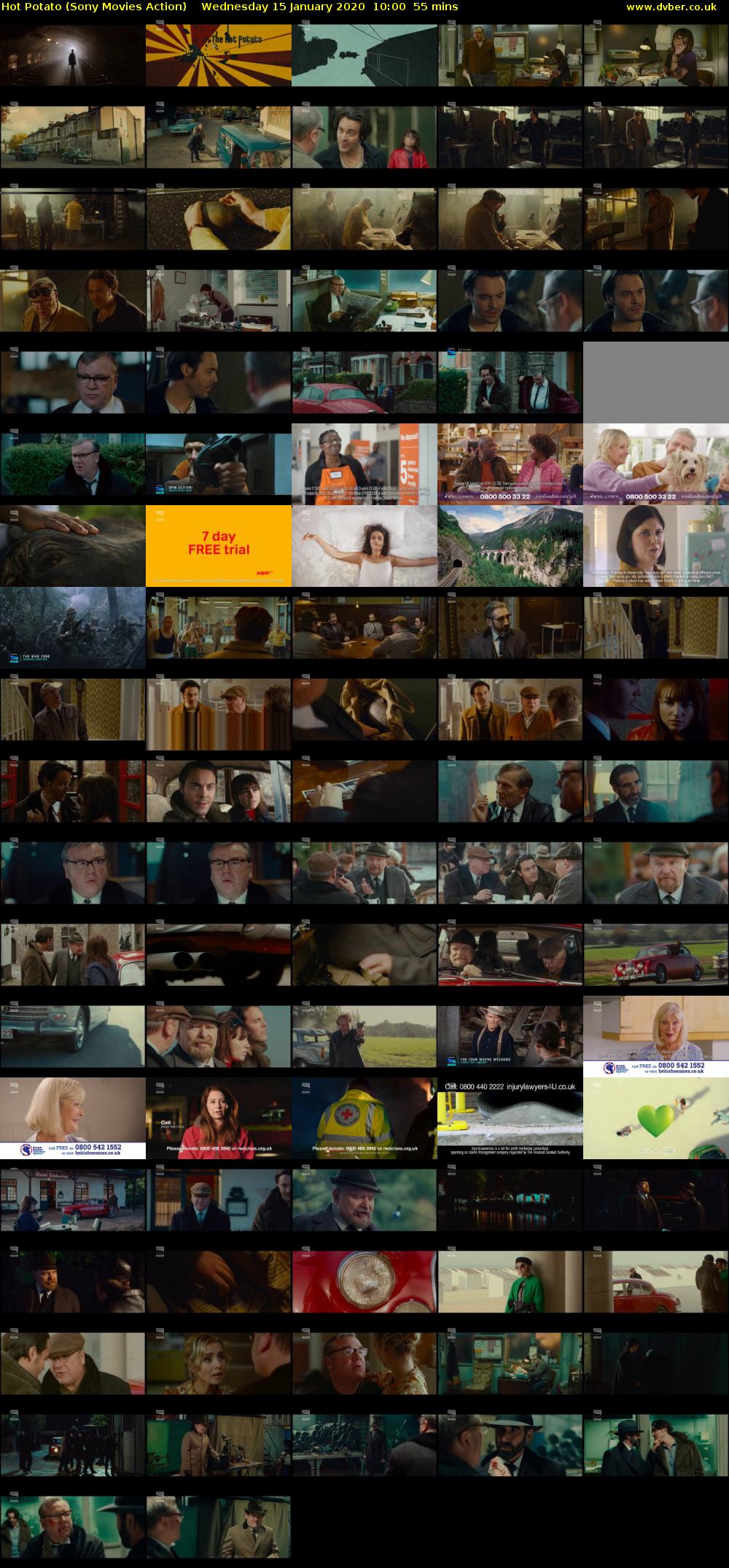 Hot Potato (Sony Movies Action) Wednesday 15 January 2020 10:00 - 10:55