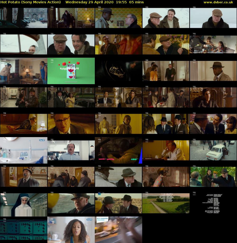 Hot Potato (Sony Movies Action) Wednesday 29 April 2020 19:55 - 21:00