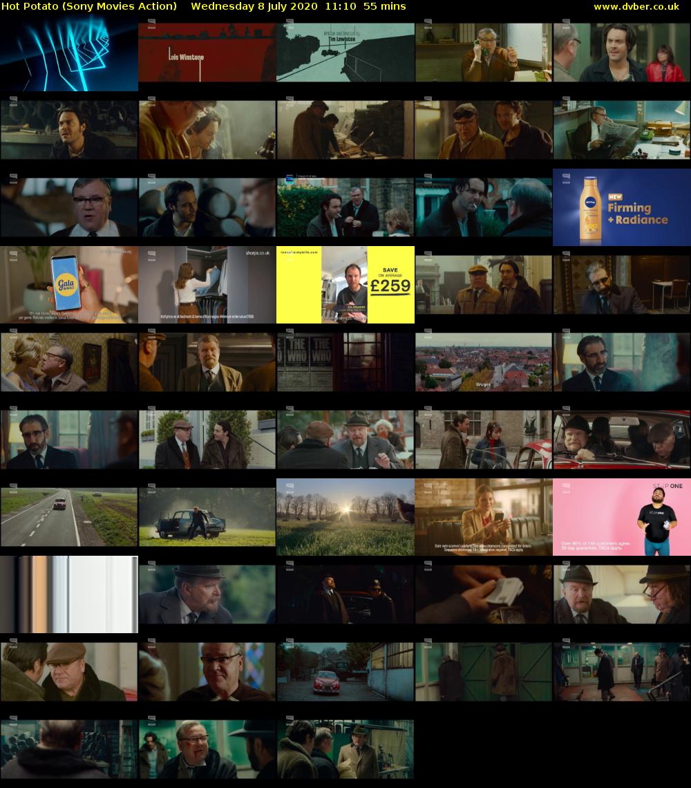 Hot Potato (Sony Movies Action) Wednesday 8 July 2020 11:10 - 12:05