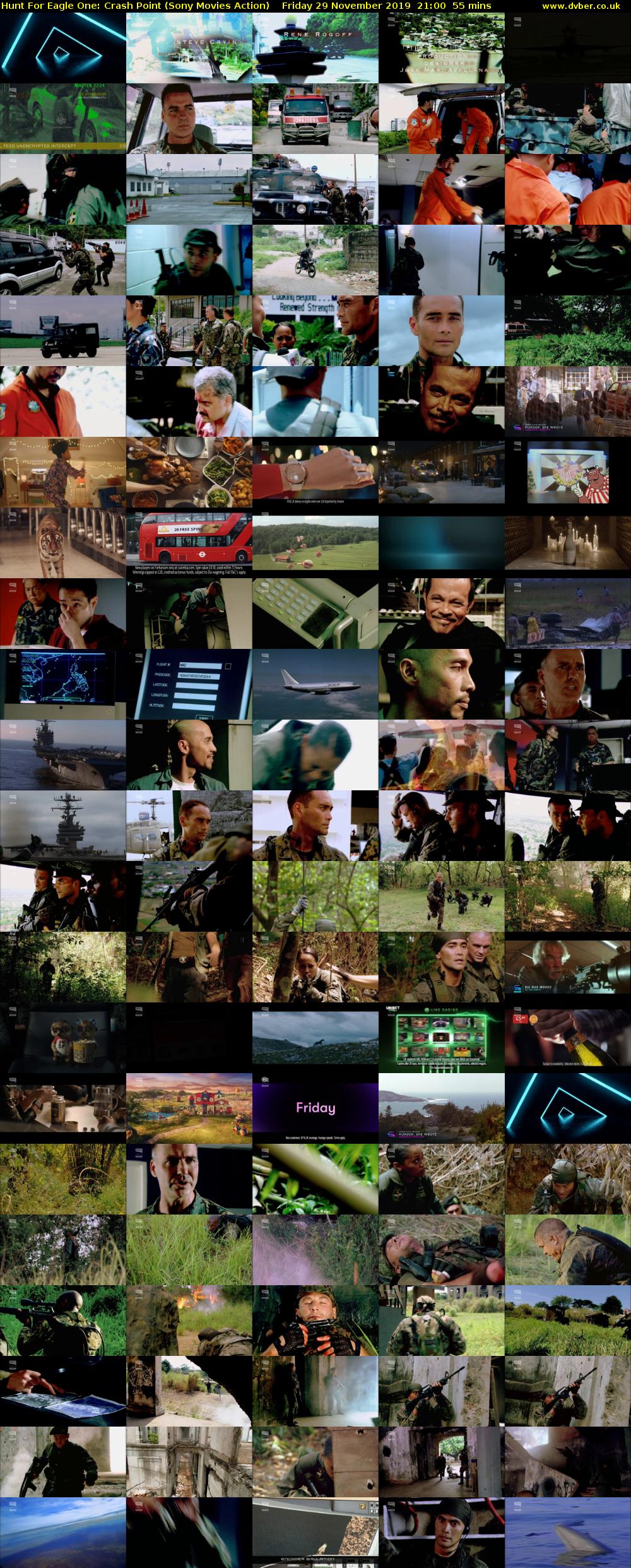 Hunt For Eagle One: Crash Point (Sony Movies Action) Friday 29 November 2019 21:00 - 21:55