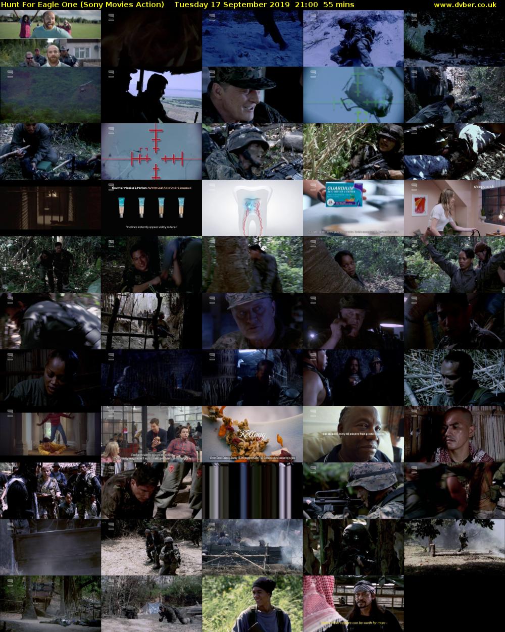 Hunt For Eagle One (Sony Movies Action) Tuesday 17 September 2019 21:00 - 21:55