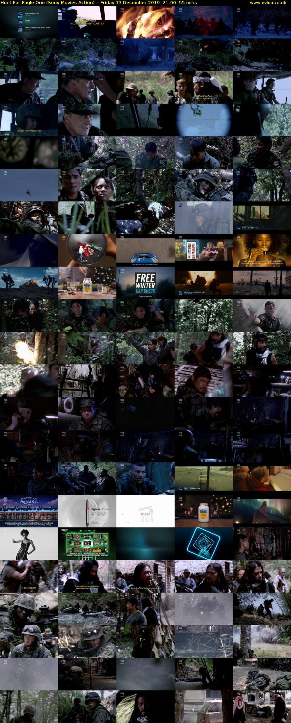 Hunt For Eagle One (Sony Movies Action) Friday 13 December 2019 21:00 - 21:55