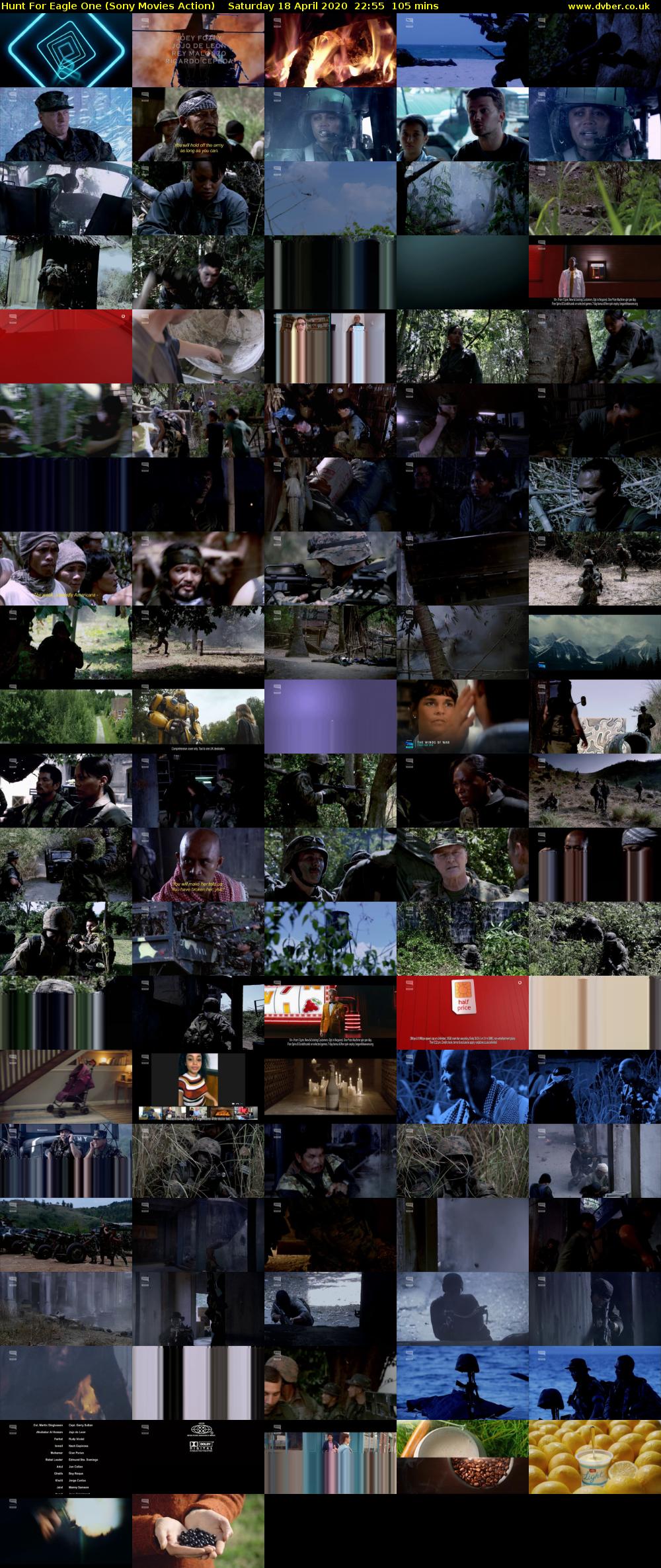 Hunt For Eagle One (Sony Movies Action) Saturday 18 April 2020 22:55 - 00:40