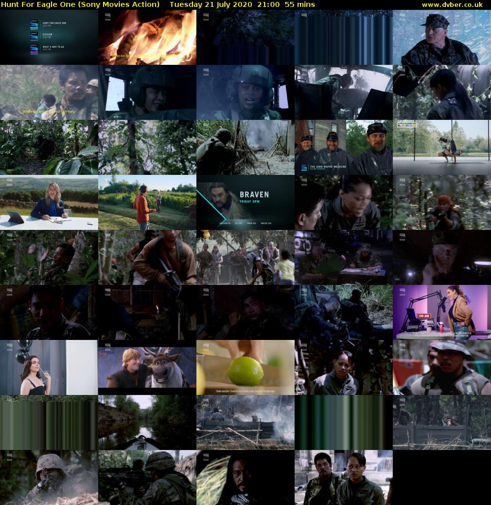 Hunt For Eagle One (Sony Movies Action) Tuesday 21 July 2020 21:00 - 21:55