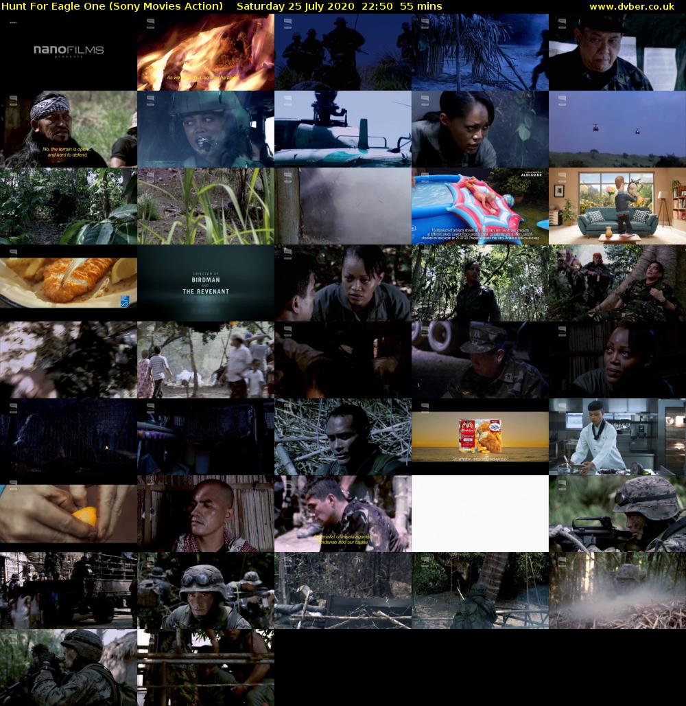 Hunt For Eagle One (Sony Movies Action) Saturday 25 July 2020 22:50 - 23:45