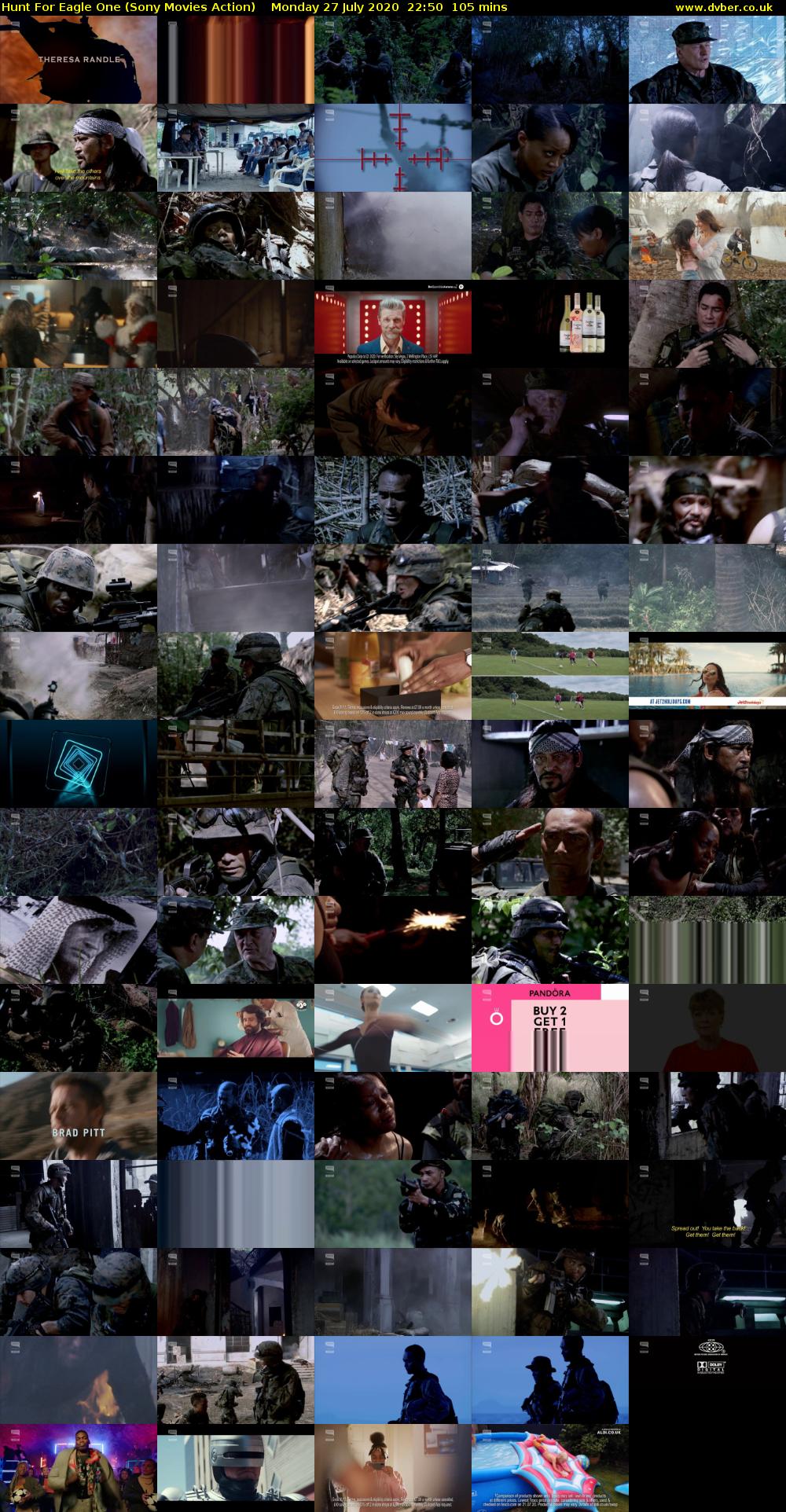 Hunt For Eagle One (Sony Movies Action) Monday 27 July 2020 22:50 - 00:35